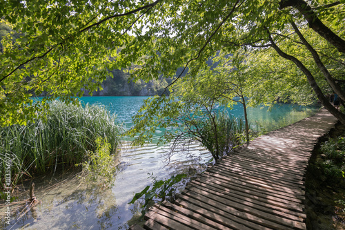 Plitvice Lakes National Park  Croatia  Balkan Peninsula  Europe