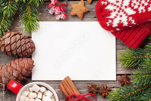 Christmas greeting card photo