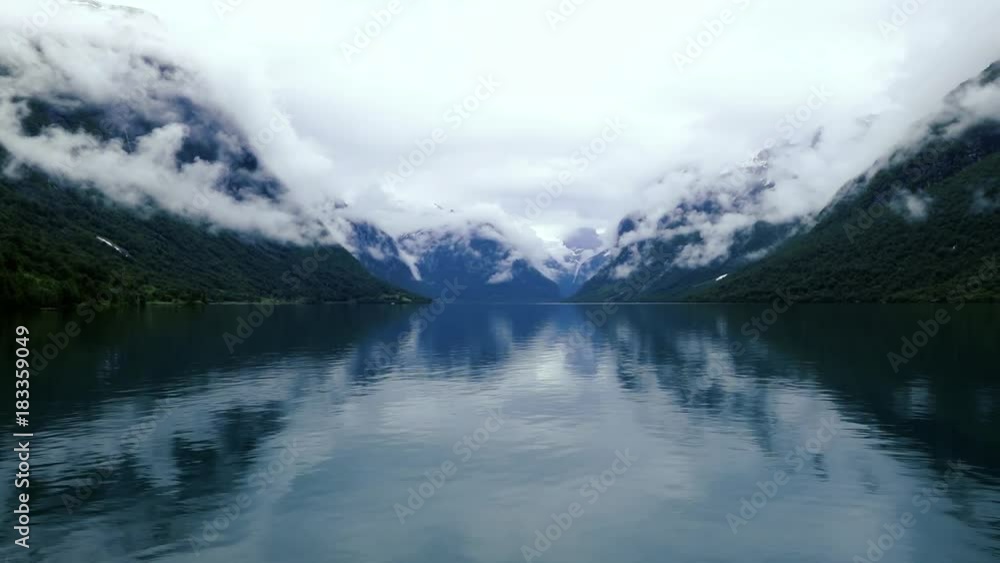 Beautiful Nature Norway lovatnet lake. Beautiful Nature Norway lovatnet lake.