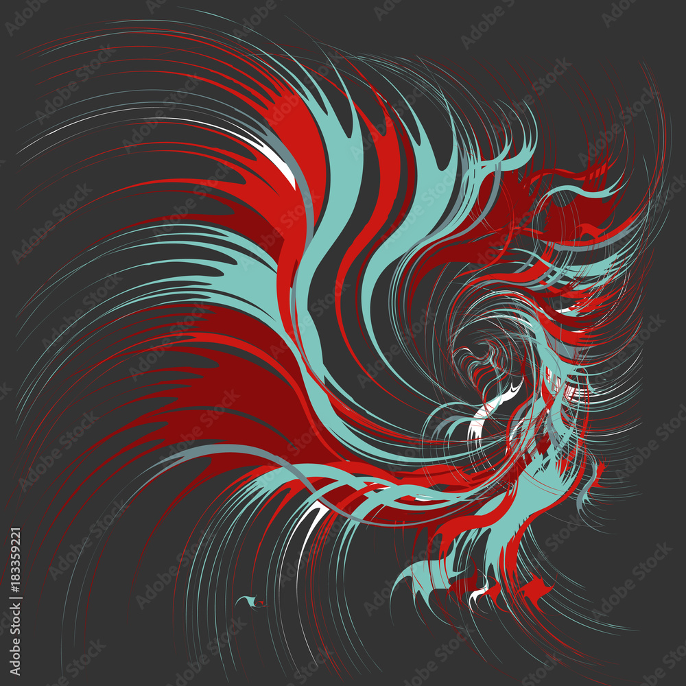 Fototapeta premium Paint Splashes Abstract Background