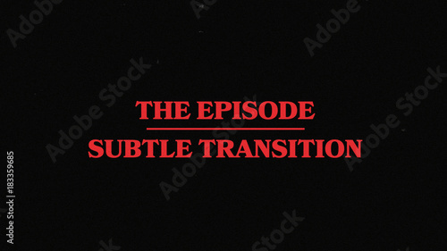 Title to Text Transition