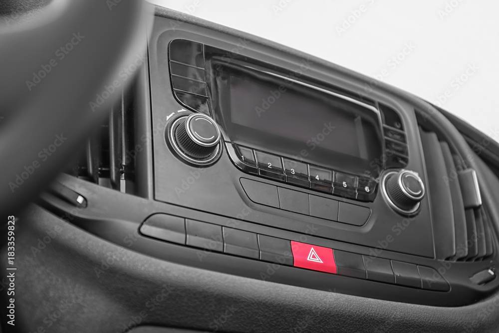 Fototapeta premium Modern car radio