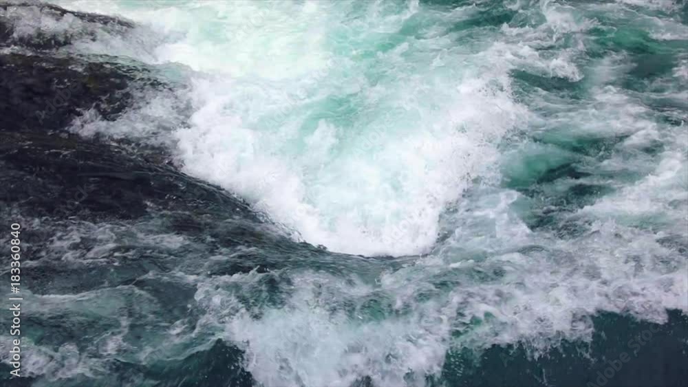 Mountain river water with slow motion closeup Mountain river water with slow motion closeup