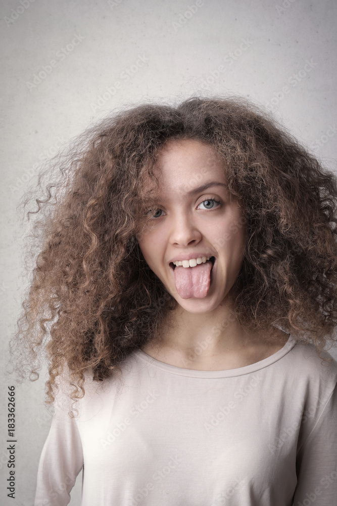 Joking girl Joking girl