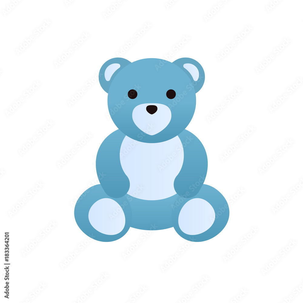 Modern colorful children's toys. Cute funny teddy bear. Modern colorful children's toys. Cute funny teddy bear.