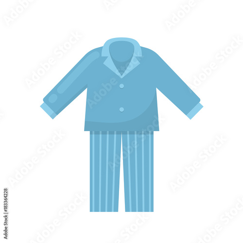 Men's pajamas, nightgown, sleeping shirt, home clothes, night suit.