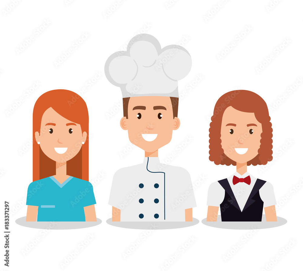 group of professional workers vector illustration design group of professional workers vector illustration design
