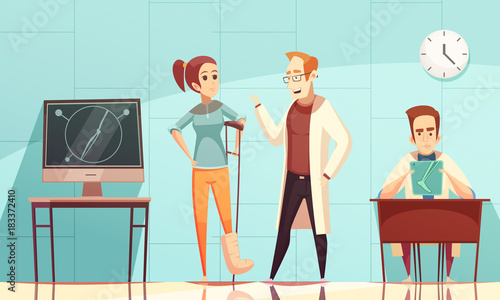 Orthopedist Doctor Illustration