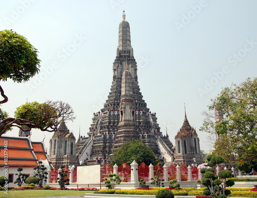 Buddhist temple complex Wat Arun  Bangkok  Thailand