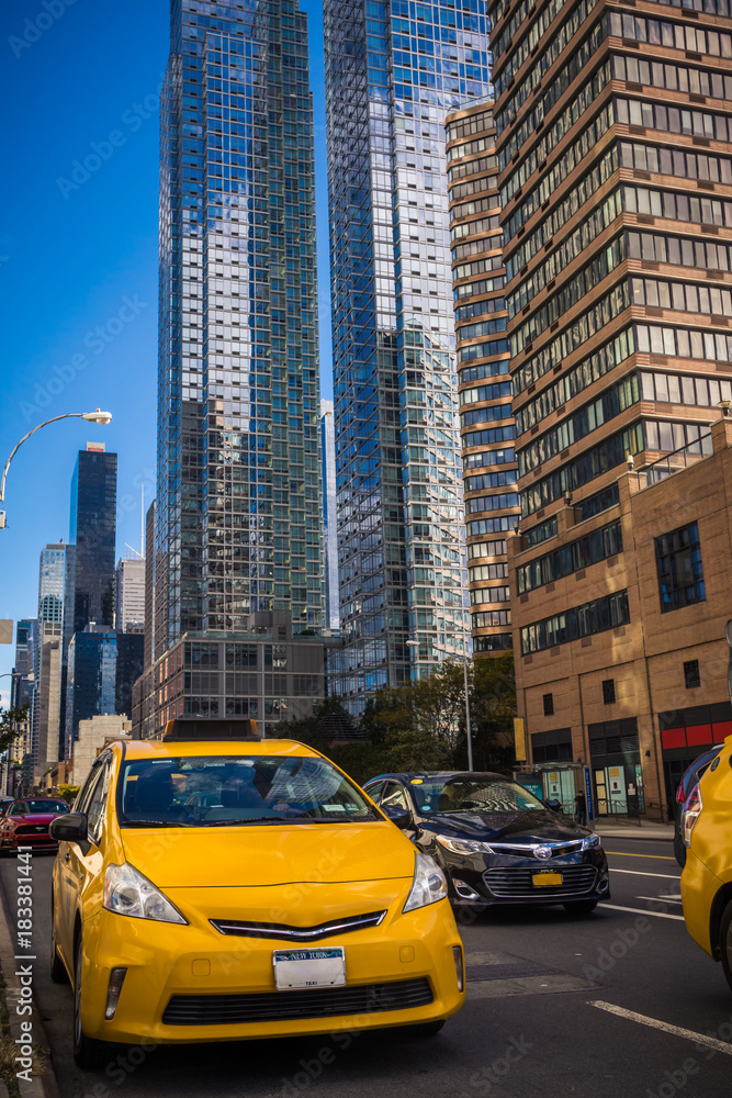 Fototapeta Nowy Jork - taksówka