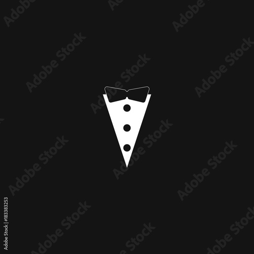 Tuxedo in Black Background