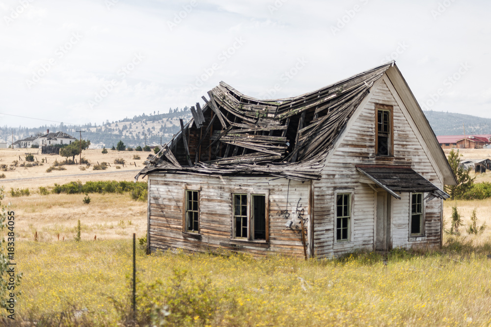 Obraz premium Oregon Houses & Landscape