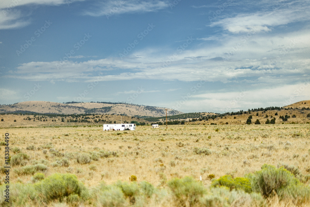 Fototapeta premium Oregon Houses & Landscape