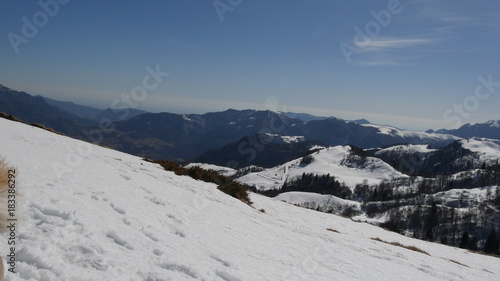 Piani di Artavaggio panorama invernale