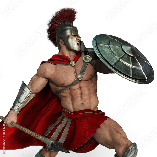 Obraz na plátně spartan warrior