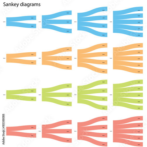 Sankey Diagrams one color