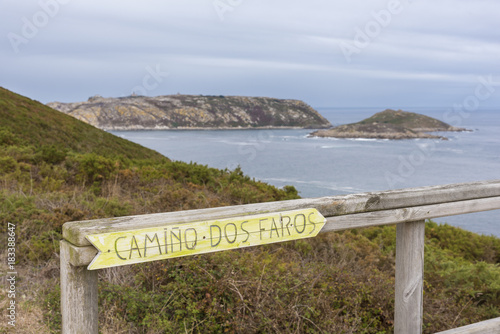 Ruta de senderismo de O Camiño dos Faros (Malpica, La Coruña - España). photo