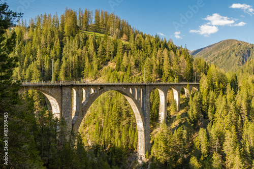 Wiesen viaduct in Switzerland