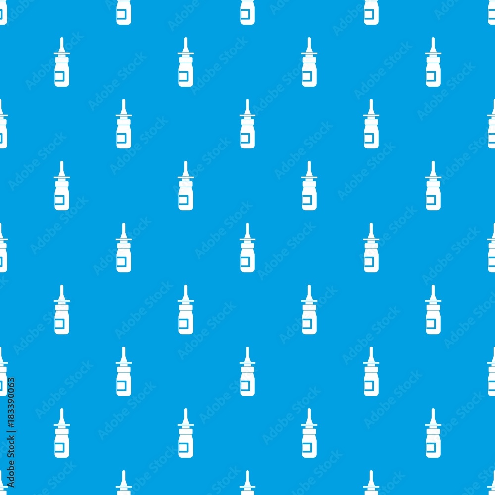 Nasal drops pattern seamless blue Nasal drops pattern seamless blue