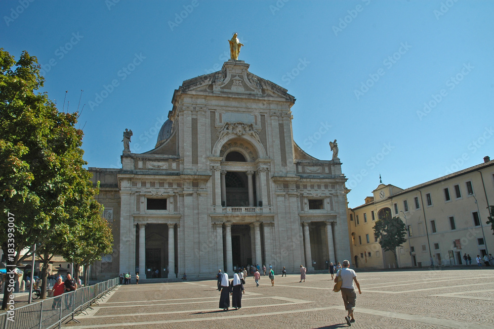 Obraz premium Assisi - Basilica di Santa Maria degli Angeli
