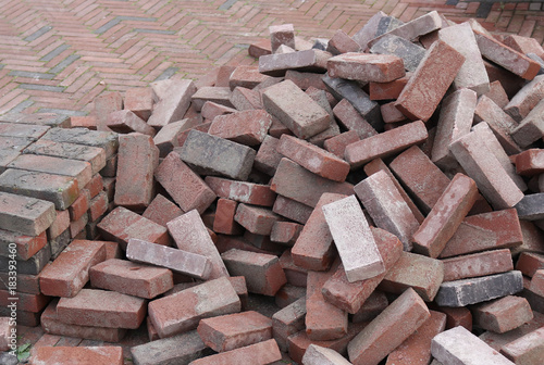 Pile of bricks