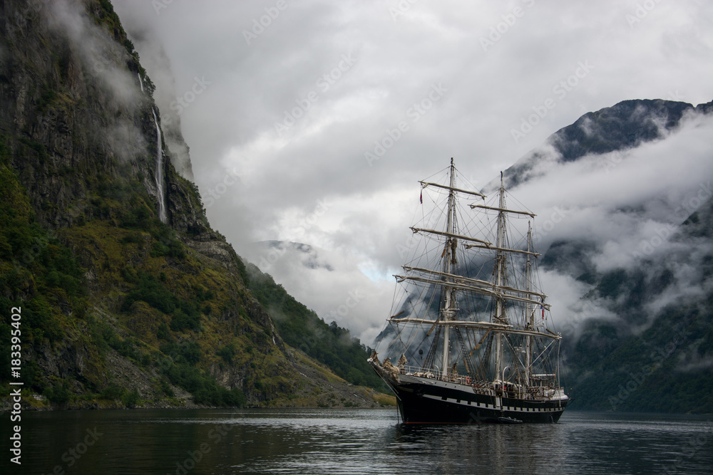 Gudvangen, Sogn og Fjordane, Norwegen Gudvangen, Sogn og Fjordane, Norwegen