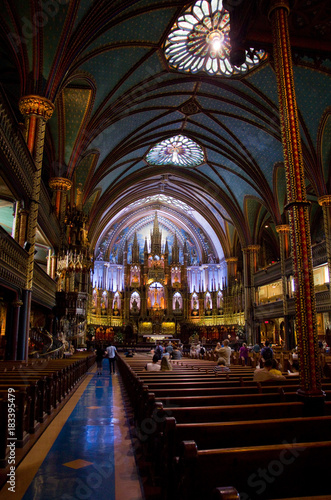 Intérieur de la Basilique Notre-Dame de Montréal