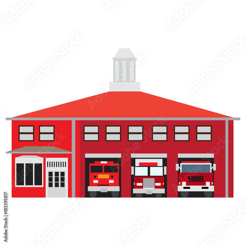 Isolated fire station