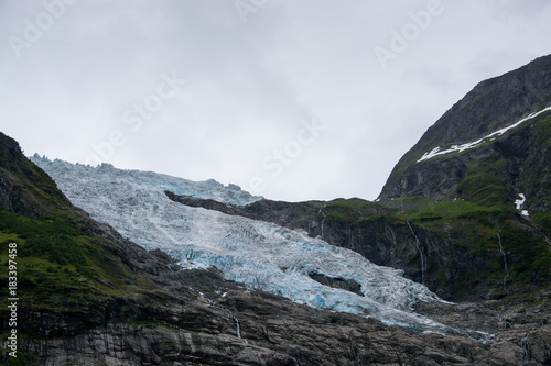 Boyabreen Gletscher, Fjaerland, Norwegen