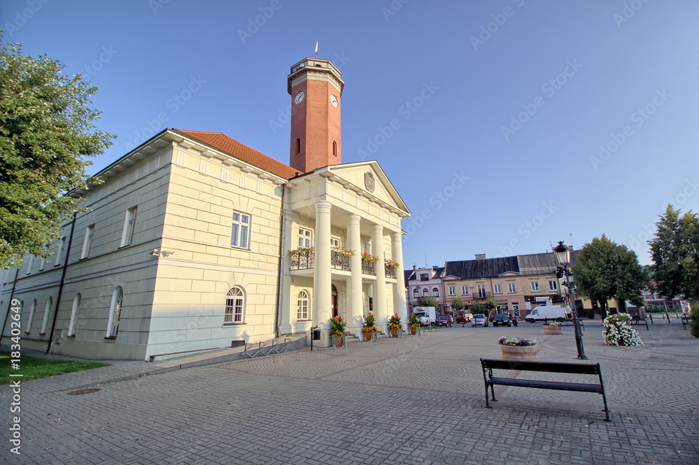 Town hall of city Kolo, Poland