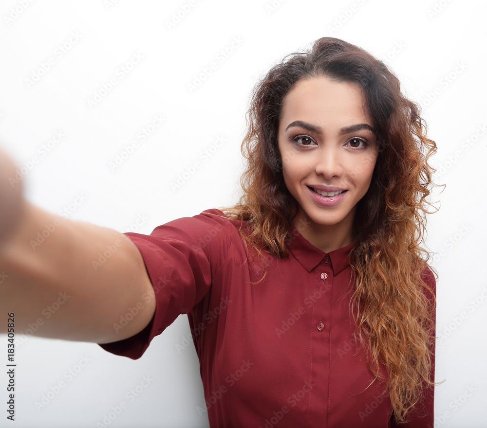 confident woman leaning on a virtual wall confident woman leaning on a virtual wall