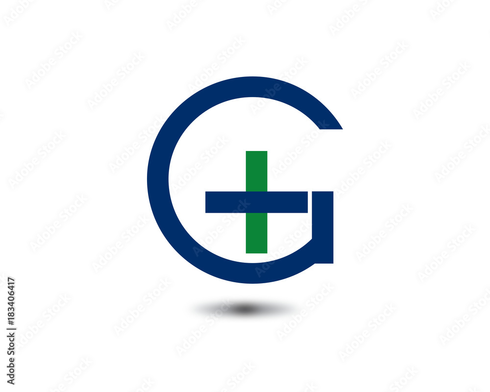 Obraz premium g plus letter logo