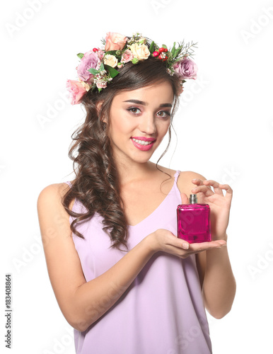 Beautiful young woman with ...