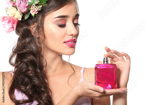 Beautiful young woman with ...