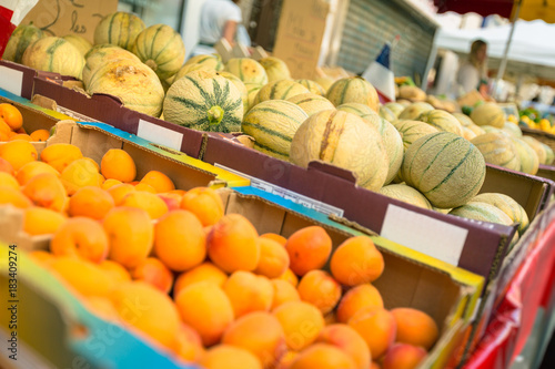 Fresh Produce At A Market In Southern France © nullplus