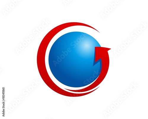 Globe Circle Arrow
