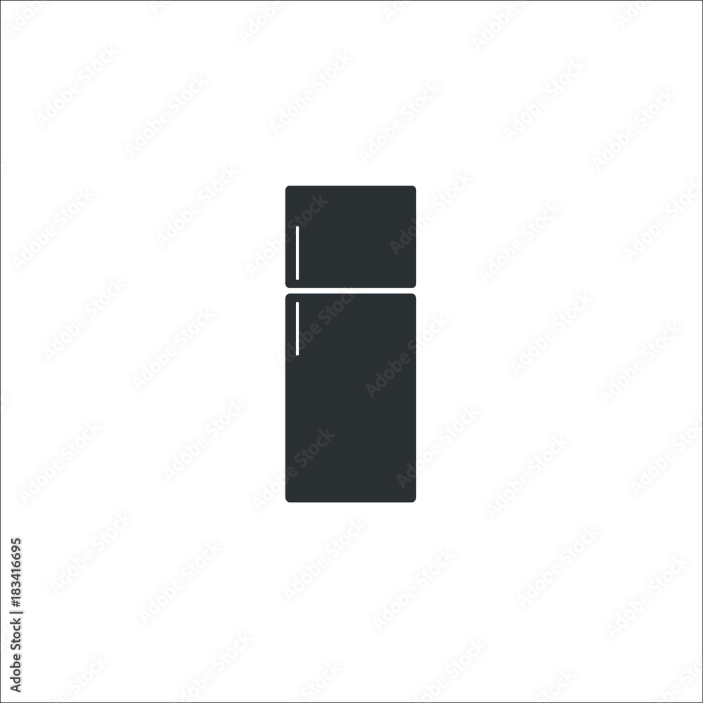 Refrigerator icon. Vector Illustration Refrigerator icon. Vector Illustration