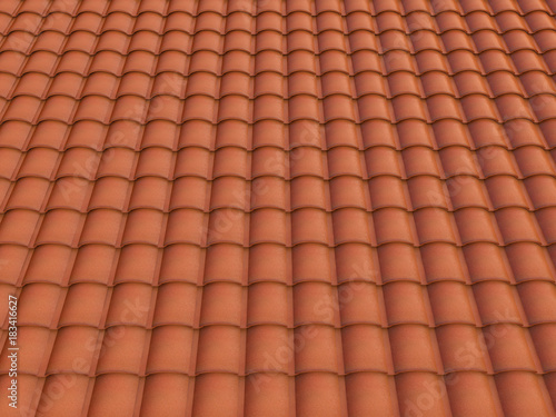 Wallpaper Mural roof spanish tile texture 3d Torontodigital.ca