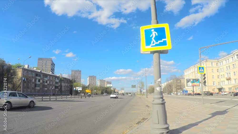 underground pedestrian crossing in town timelapse underground pedestrian crossing in town timelapse
