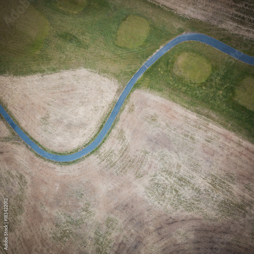 Aerial of Mercer County Park  photo