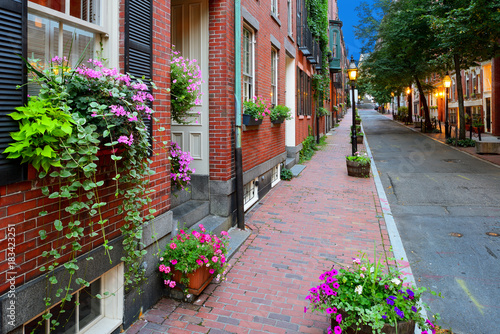 Beacon Hill Street, Boston Architecture