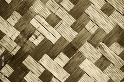Fototapeta Naklejka Na Ścianę i Meble -  Bamboo wall for background
