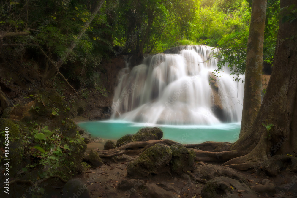 Landscape Huai Mae Kamin waterfall Srinakarin Dam in Kanchanaburi, Thailand. Landscape Huai Mae Kamin waterfall Srinakarin Dam in Kanchanaburi, Thailand.