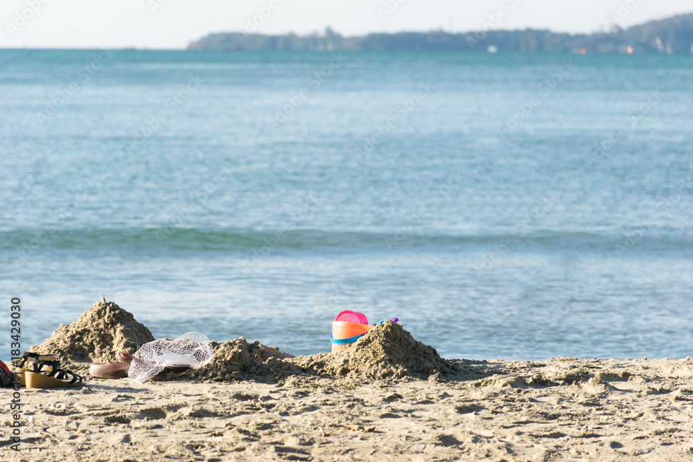 the beach relaxing in the holiday at the sea and life ring of thailand land rayong the beach relaxing in the holiday at the sea and life ring of thailand land rayong