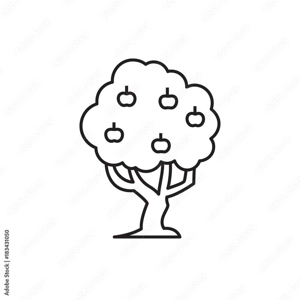 tree icon illustration tree icon illustration