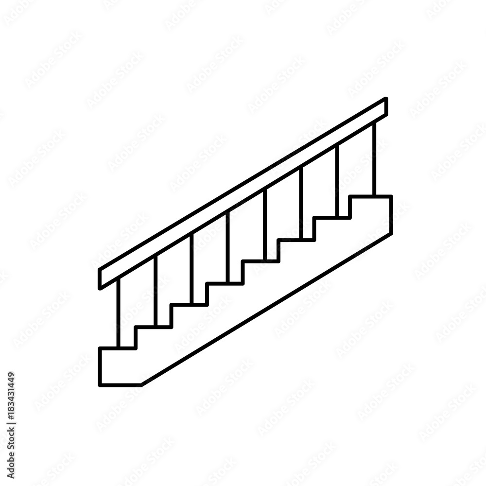 stairs icon illustration stairs icon illustration
