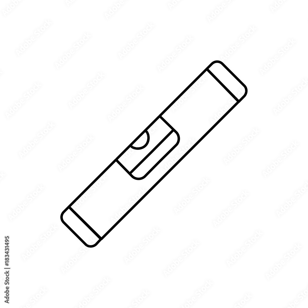 level ruler icon illustration level ruler icon illustration