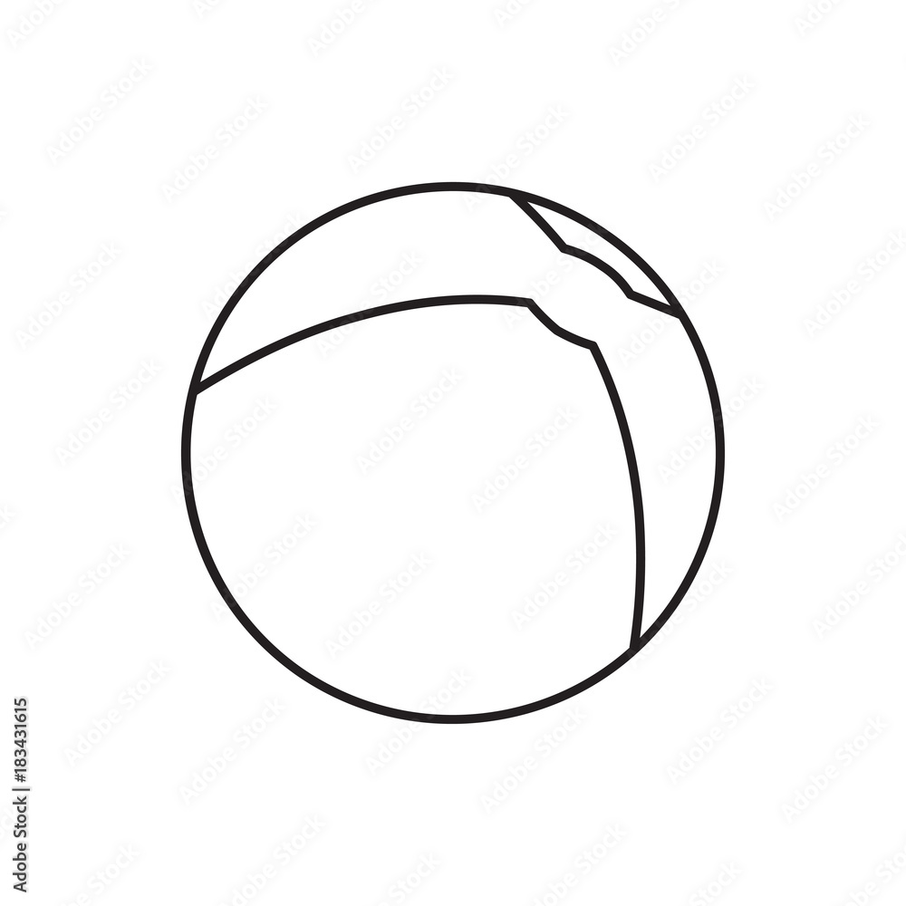beach ball icon illustration beach ball icon illustration