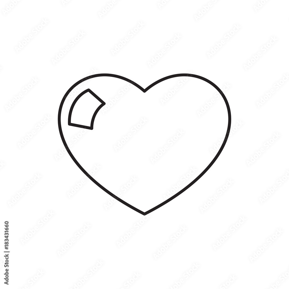 heart icon illustration heart icon illustration