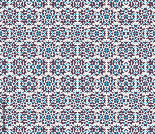 Vector Hexagonal Geometric Pattern